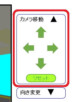 カメラ移動ボタン群