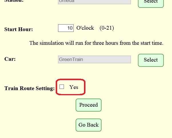 Detailed Setting Checkbox