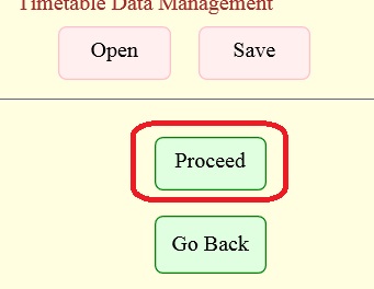 Proceed Button