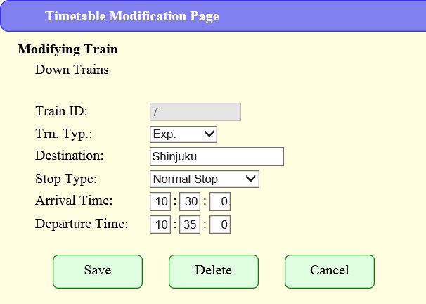 Modify Page